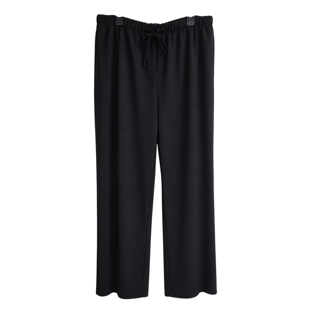 Torrid Studio High-Rise Wide Leg Pull-On Crepe Pants Black Size 1 Plus 1X